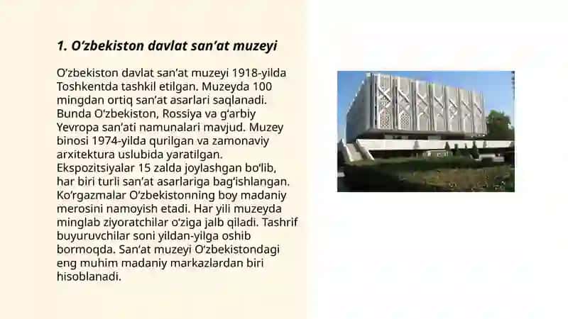 Oʻzbekiston davlat sanʼat muzeyi 3