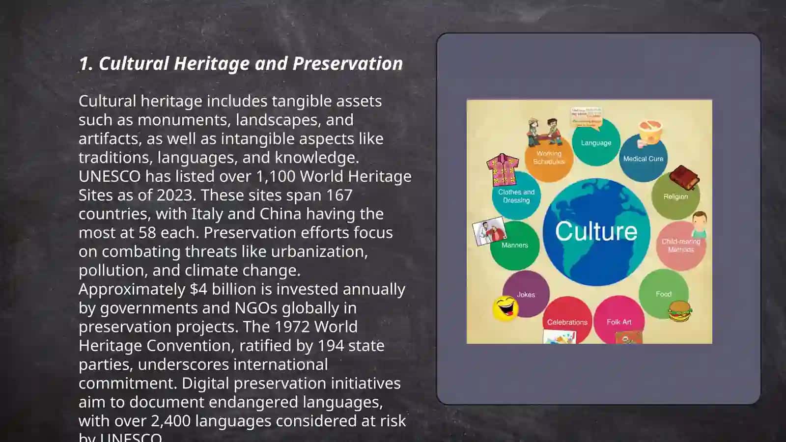 Cultural Heritage and Preservation 3
