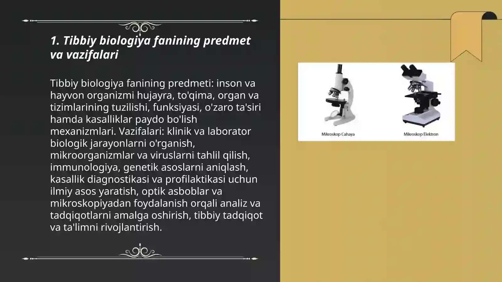 Tibbiy Biologiya Faniga Kirish 3