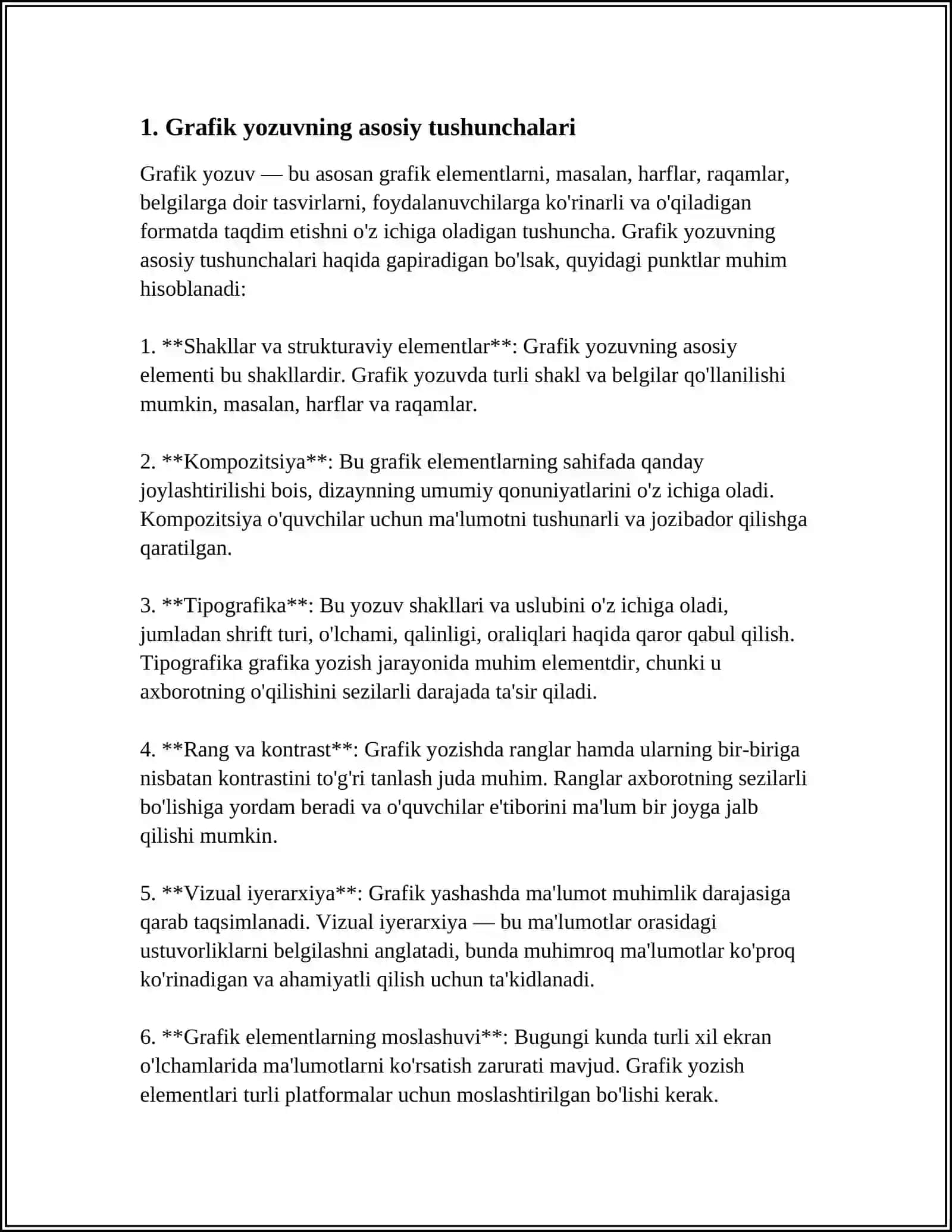 GRAFIK YOZUV VA GRAFIK HODISALAR 3