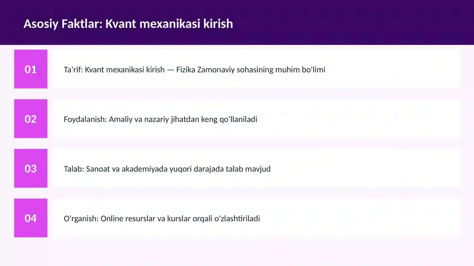 Kvant mexanikasi kirish 3
