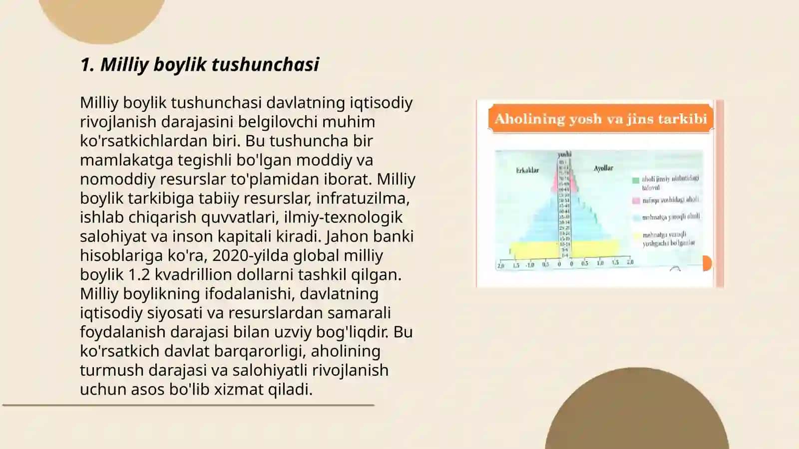 Milliy boylik uning tarkibi va uning kopayish omillari 3
