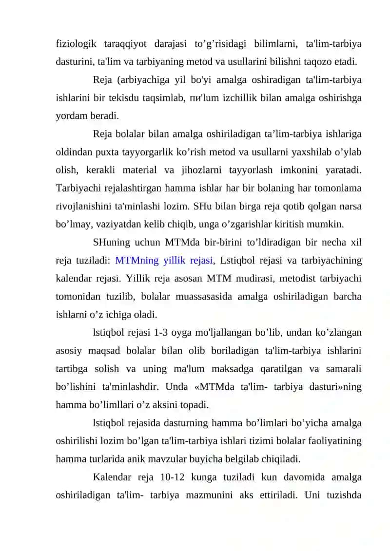 Pedagogik jarayonni rejalashtirish 3