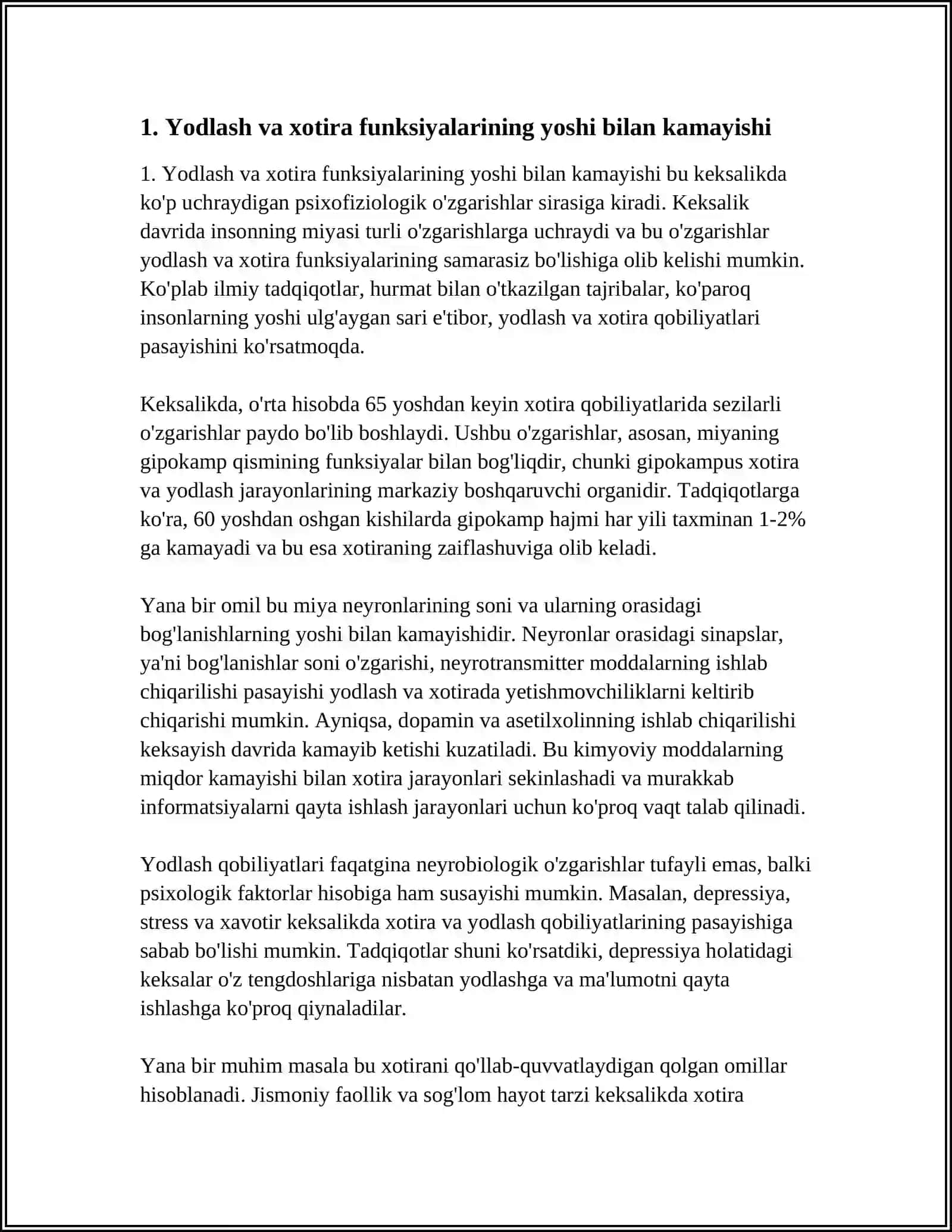 KEKSALIKDA PSIXAFIZIOLOGIK O'ZGARISHLAR 3