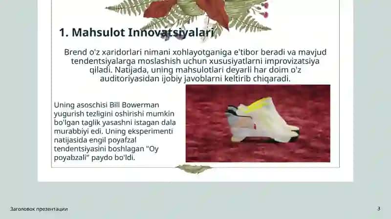Nike kompaniyasining marketing strategiyasi 3