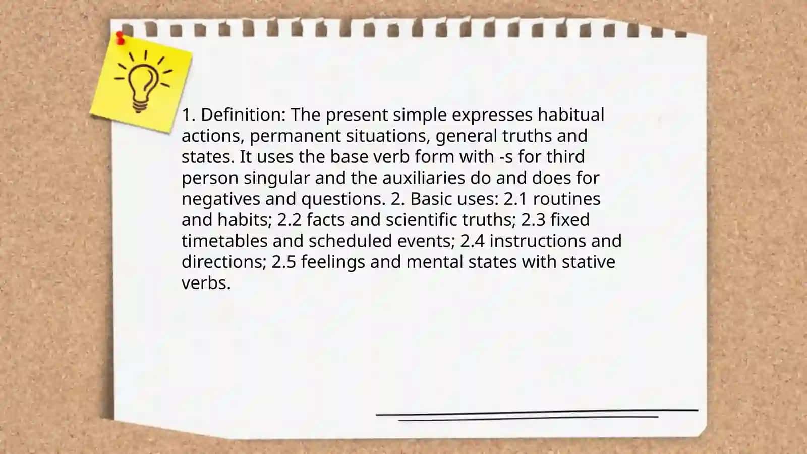 Present simple Tenses 3