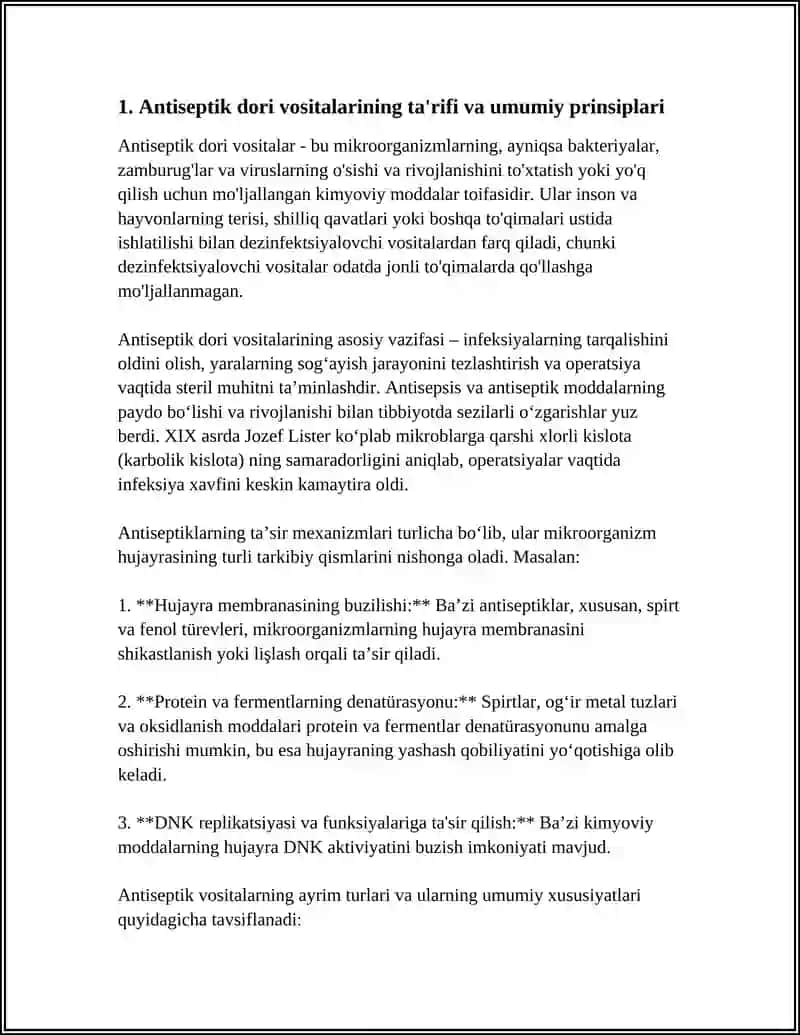 ANTISEPTIK DORI VOSITALARI 3