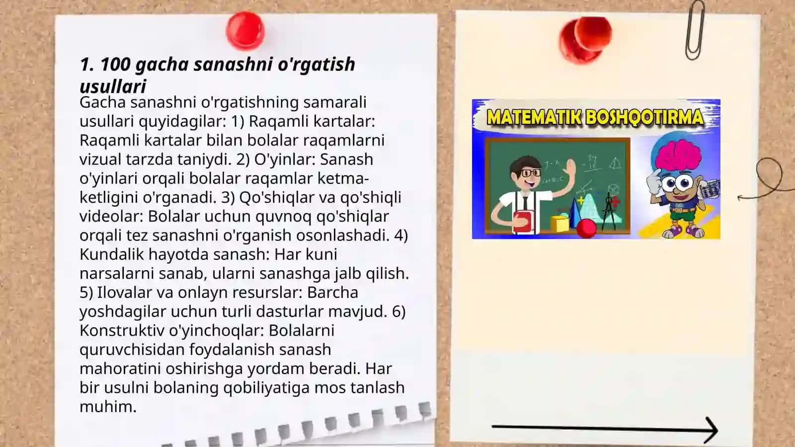 Boshlangʻich sinflarda 100 ustida nomerlashga órgatish metodikasi 3