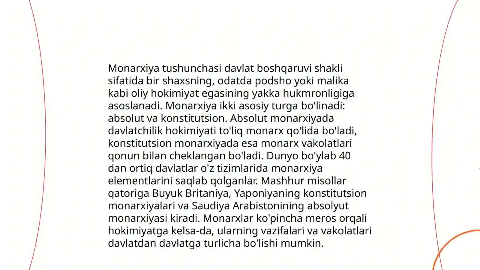 Monarxiyalar tarixi 3