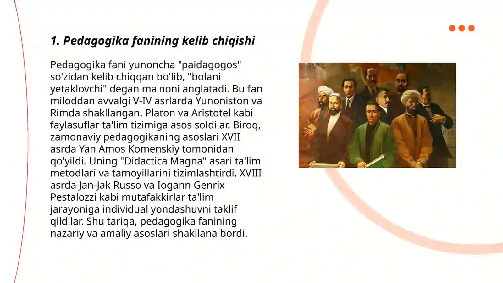 Pedagogika fan tarixi 3
