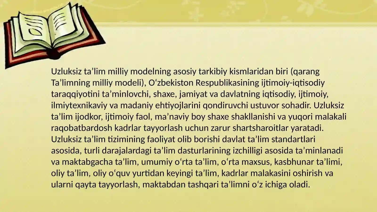 Uzluksiz ta’lim tizimi 3