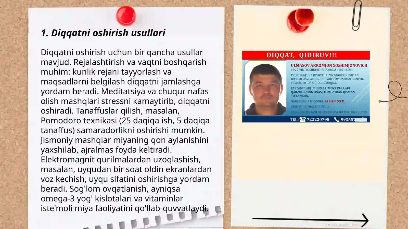 Diqqatni oshirish usullari 3