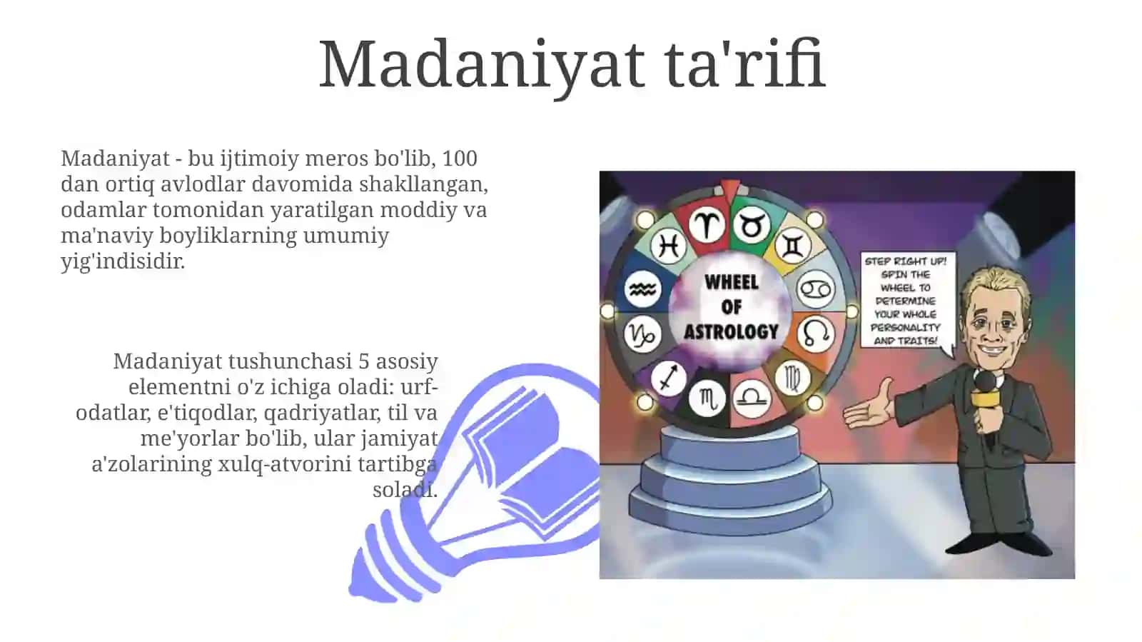 Madaniyat va shaxs 3