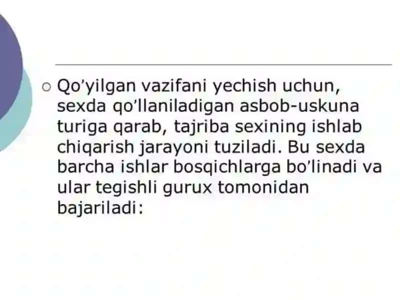 Tajriba sexining zamonaviy texnika va texnologiyalari 3