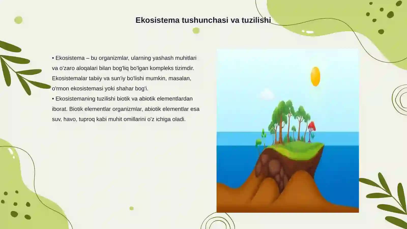 Ekosistema, biom va biogeotsenoz 3