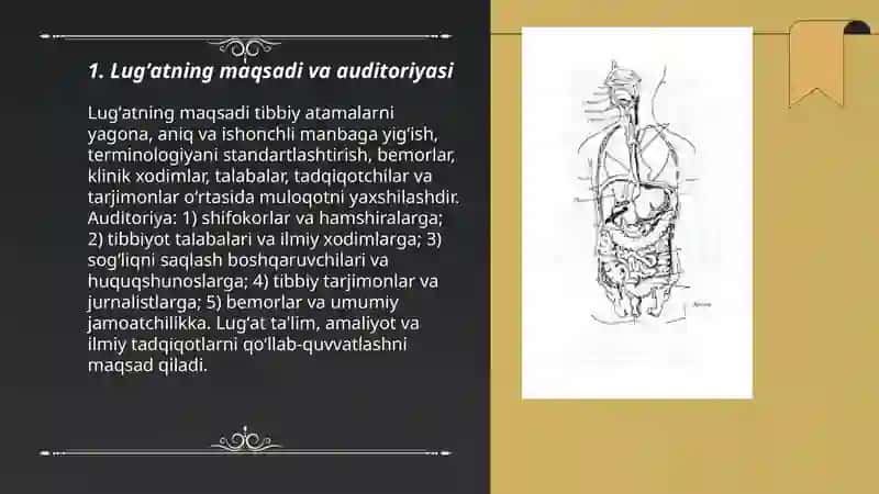 Tibbiy atamalar lug`atini tuzish 3