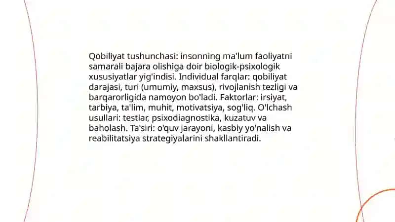 Qobiliyatdagi individual farqlar 3