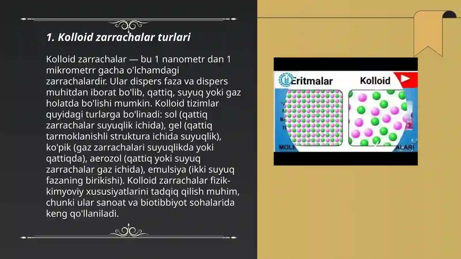 Kolloid birikmalar 3