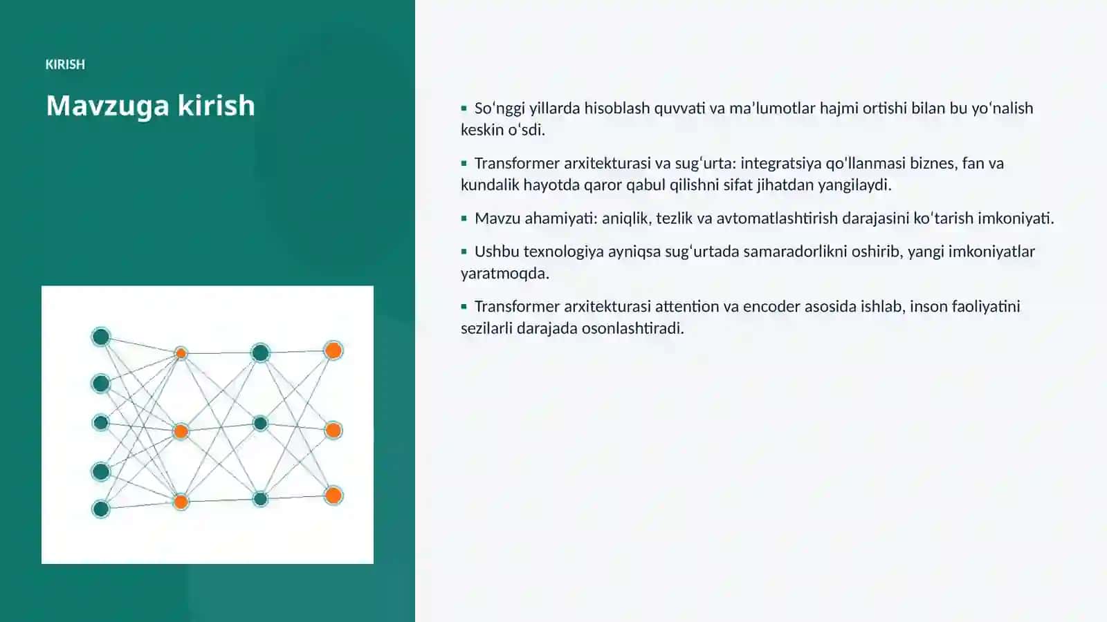 Transformer arxitekturasi va sugʻurta: integratsiya qo'llanmasi 3