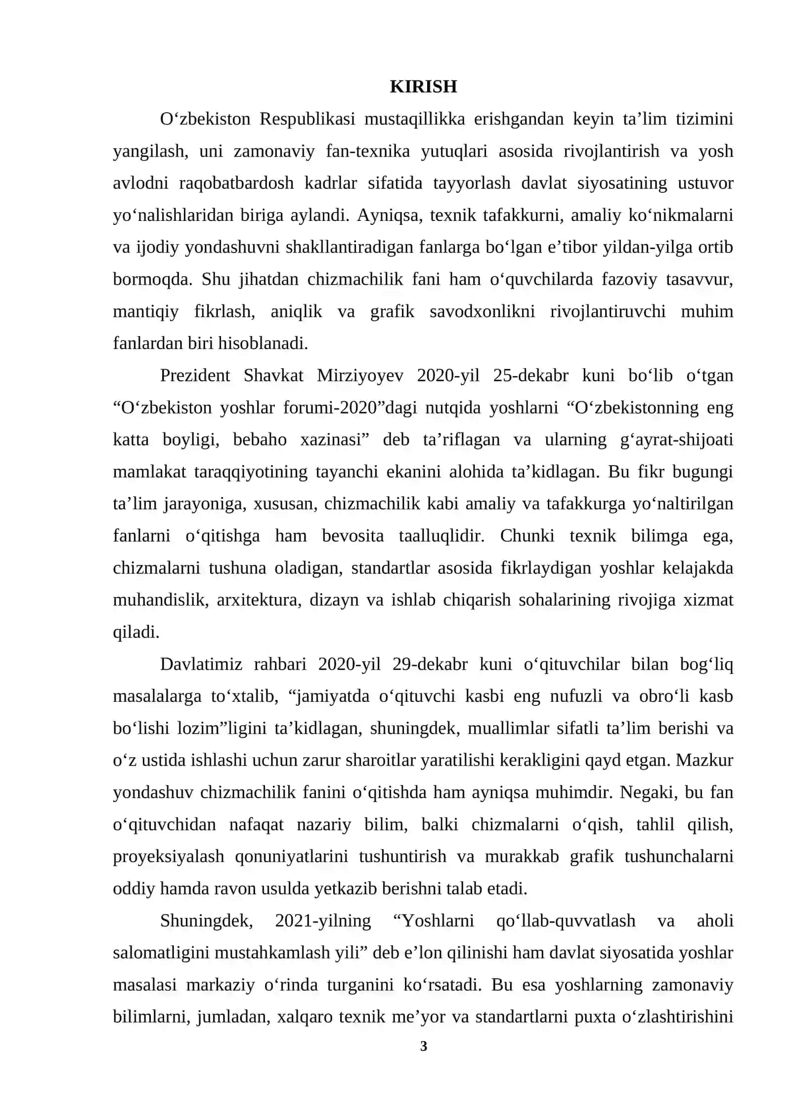 Ko’rinishlarning yevropa va amerika tizimi 3