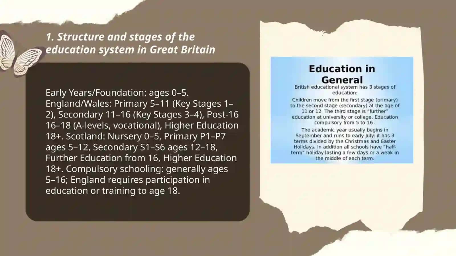 The education system of Great Britain 3