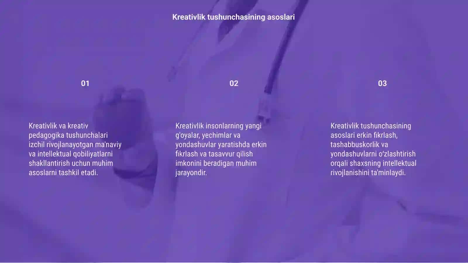 Kreativlik va Kreativ Pedagogika 3