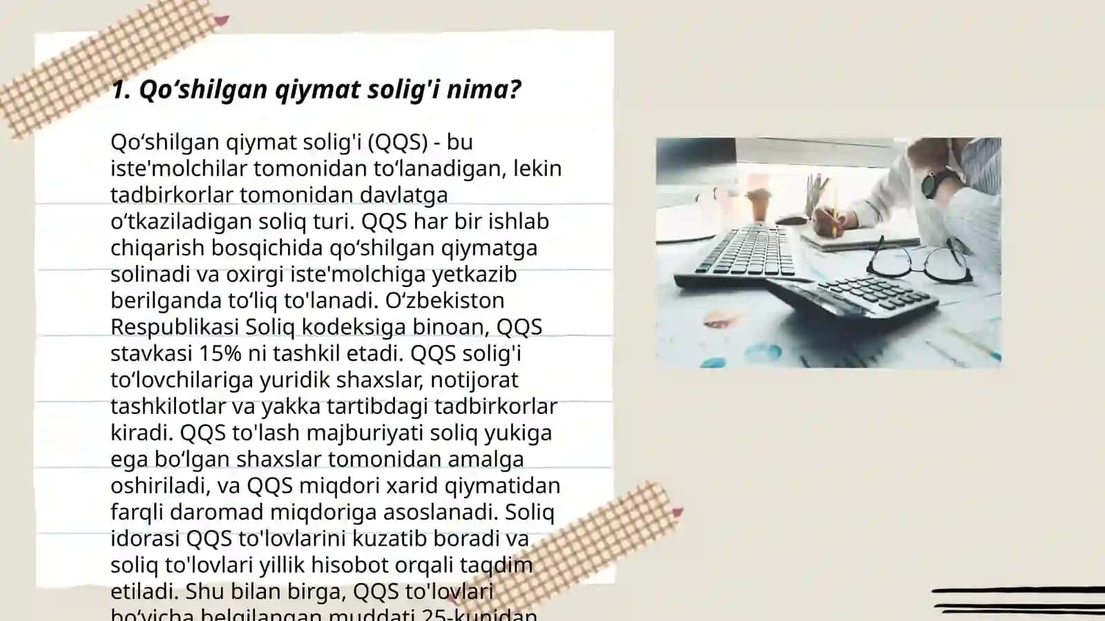 Qoʻshilgan Qiymat Soligʻi 3