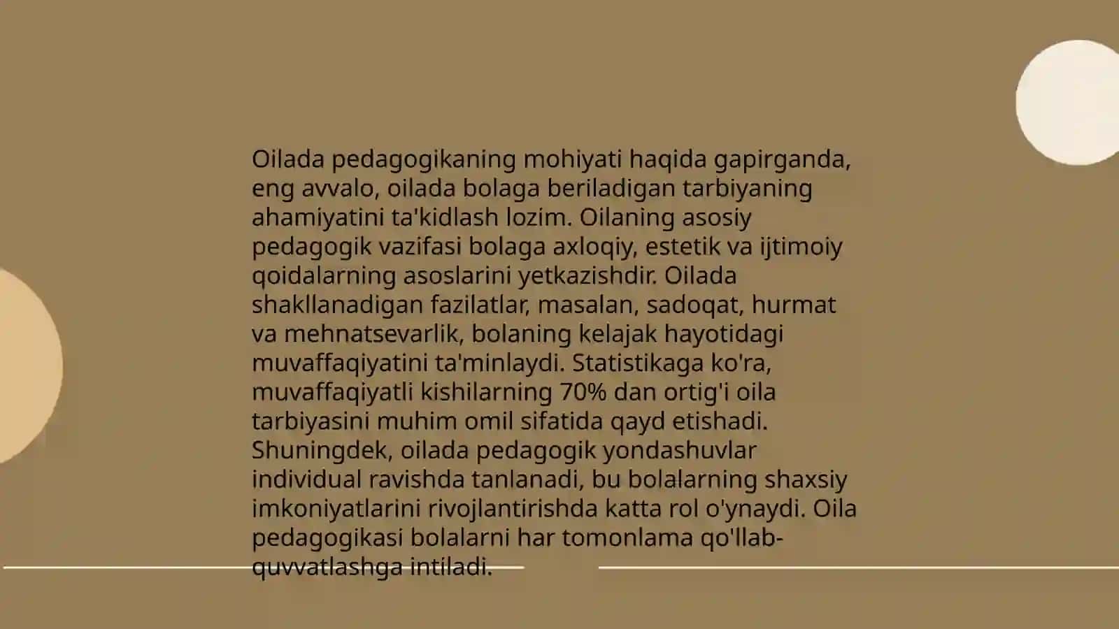 Oilada pedagogikasi fan sifatida 3