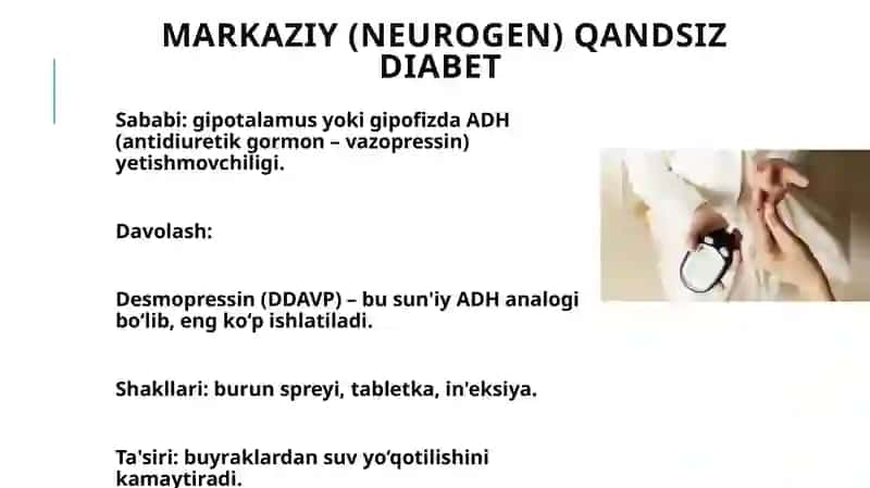 Qandsizdiabet(diabetes insipidus) 3