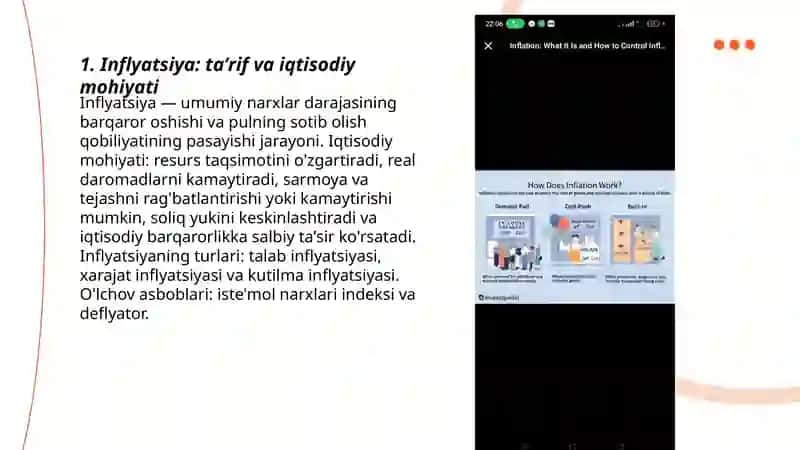 Inflyatsiyaning mohiyati va hisoblanish usullari 3