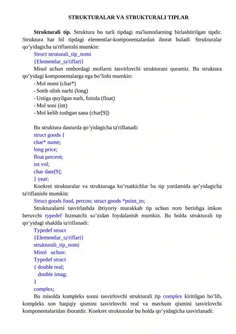 C++ strukturali algoritmlarda dastur tuzish 3