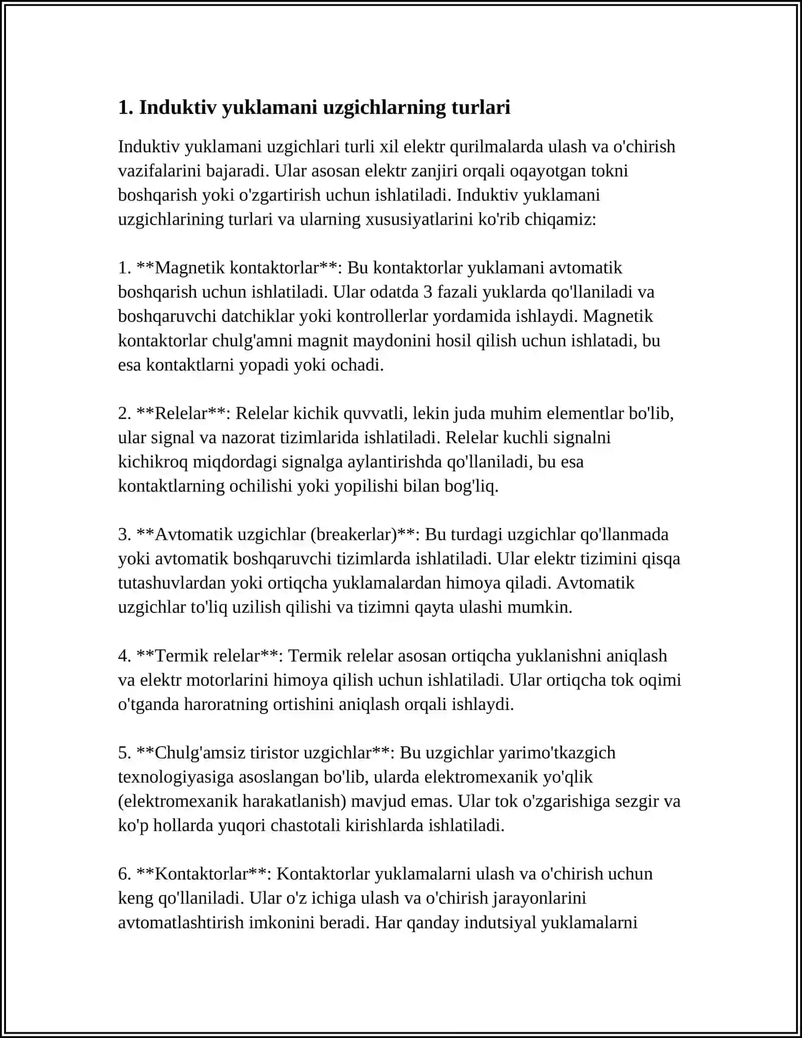 INDUKTIV YUKLAMANI UZGICHLAR 3