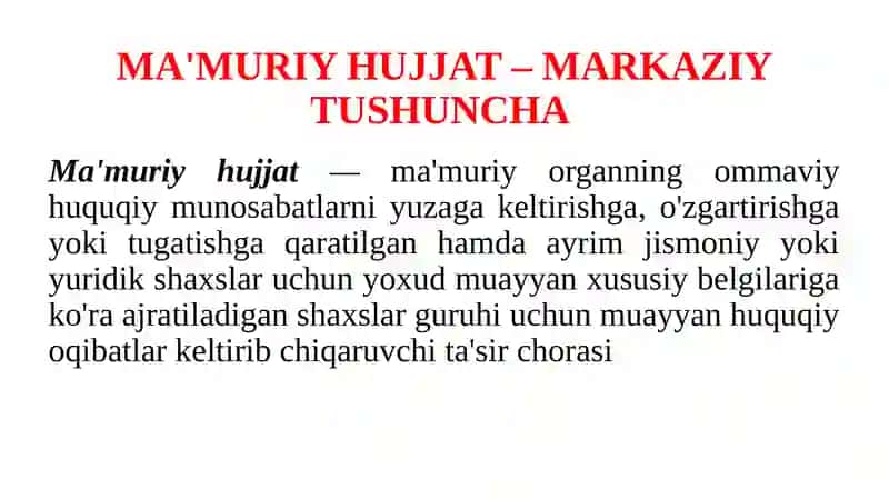 MA'MURIY HUJJAT 3
