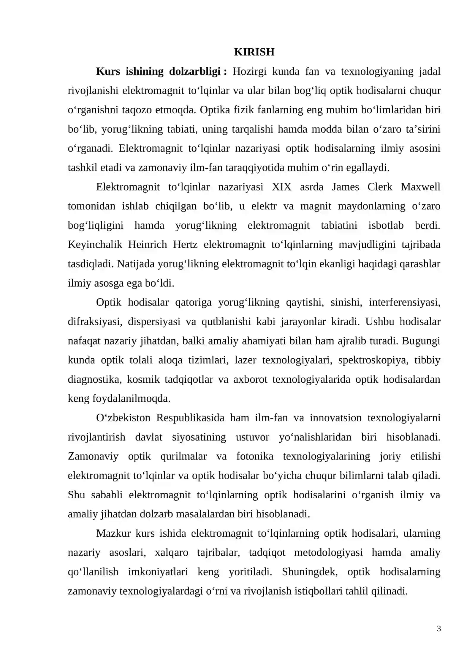Elektromgnit toʻlqinlarning optik hodisalari 3
