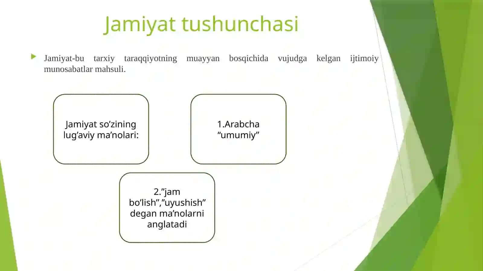 Jamiyat tushunchasi 3