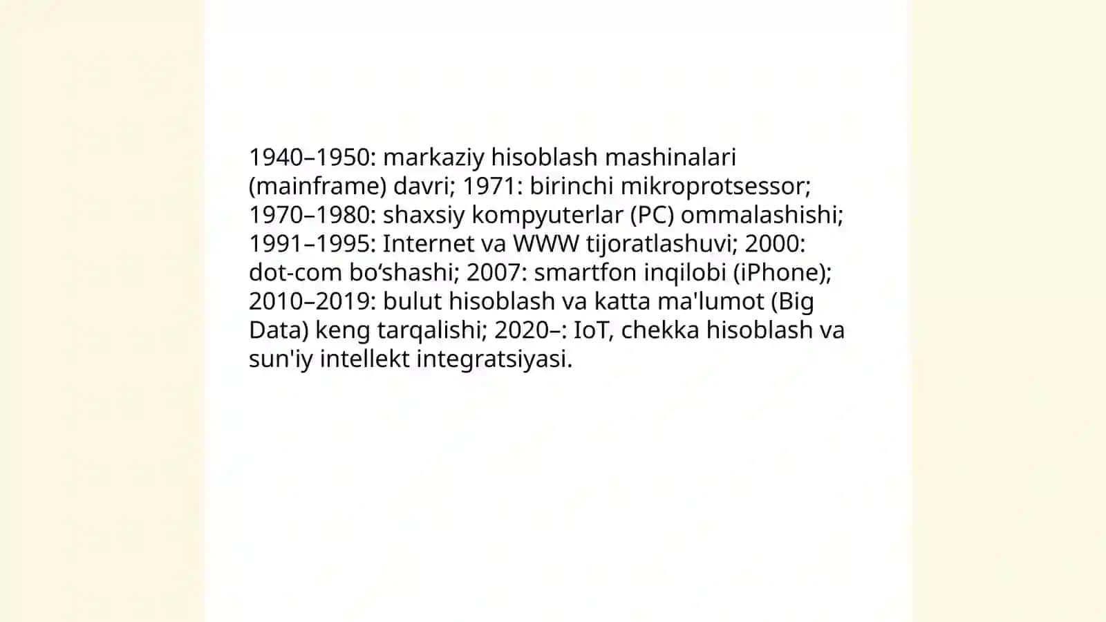 Jahon IT -bozorining ivojlanishi 3