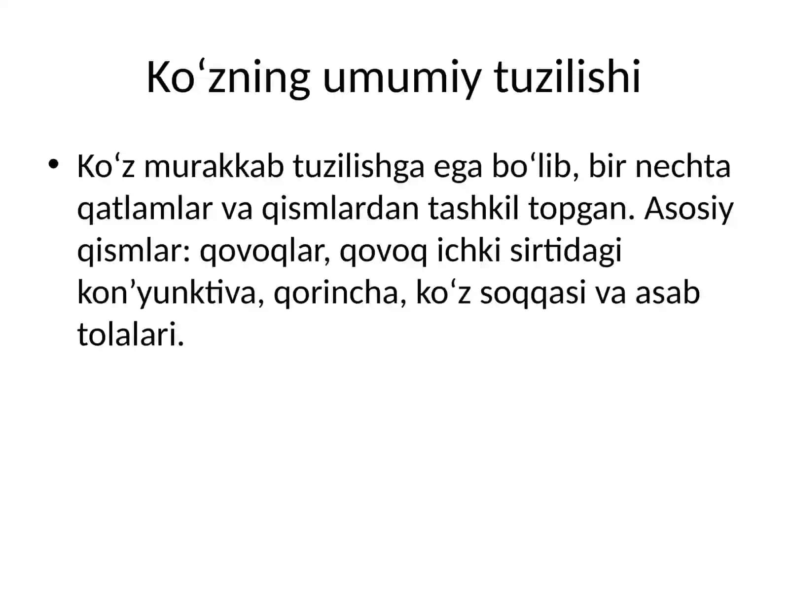 Ko‘z – optik sistema sifatida 3
