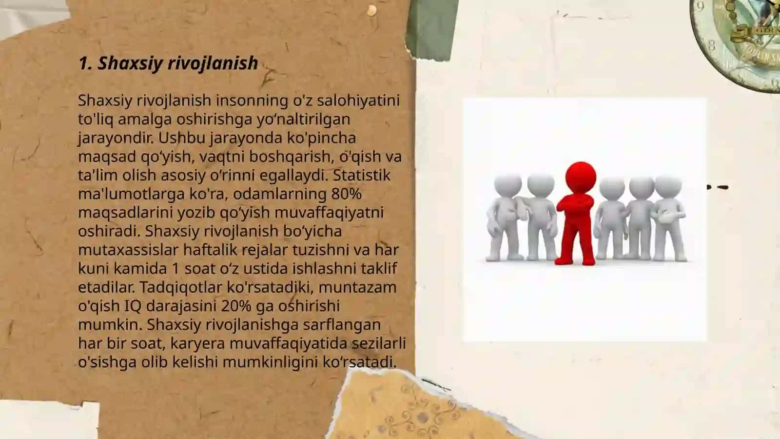 Shaxsiy rivojlanish 3