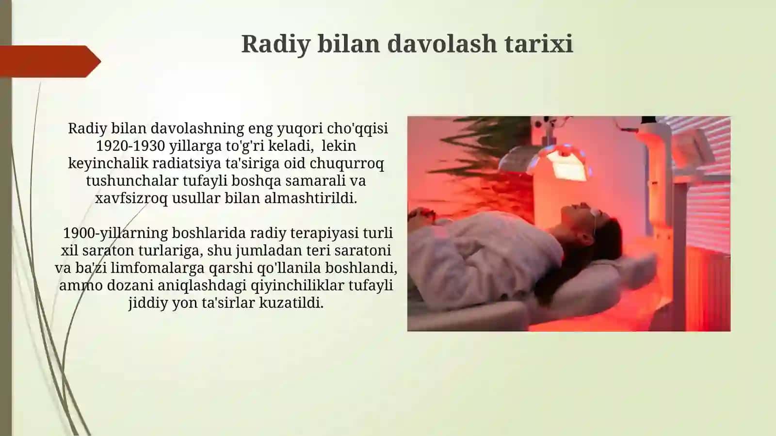 Radiy bilan davolash 3