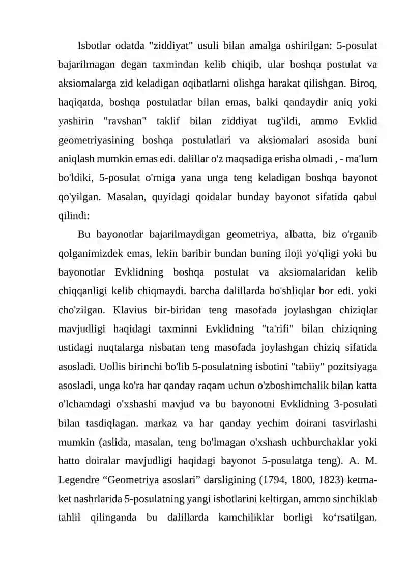 N.I.Lobochevskiy va uning geometriyasi 3