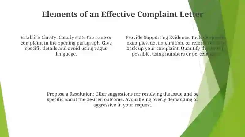 Letter Of Complaint 3
