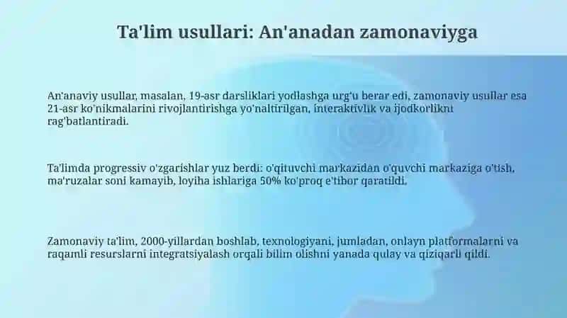Taʼlim metodlari va vositalari 3