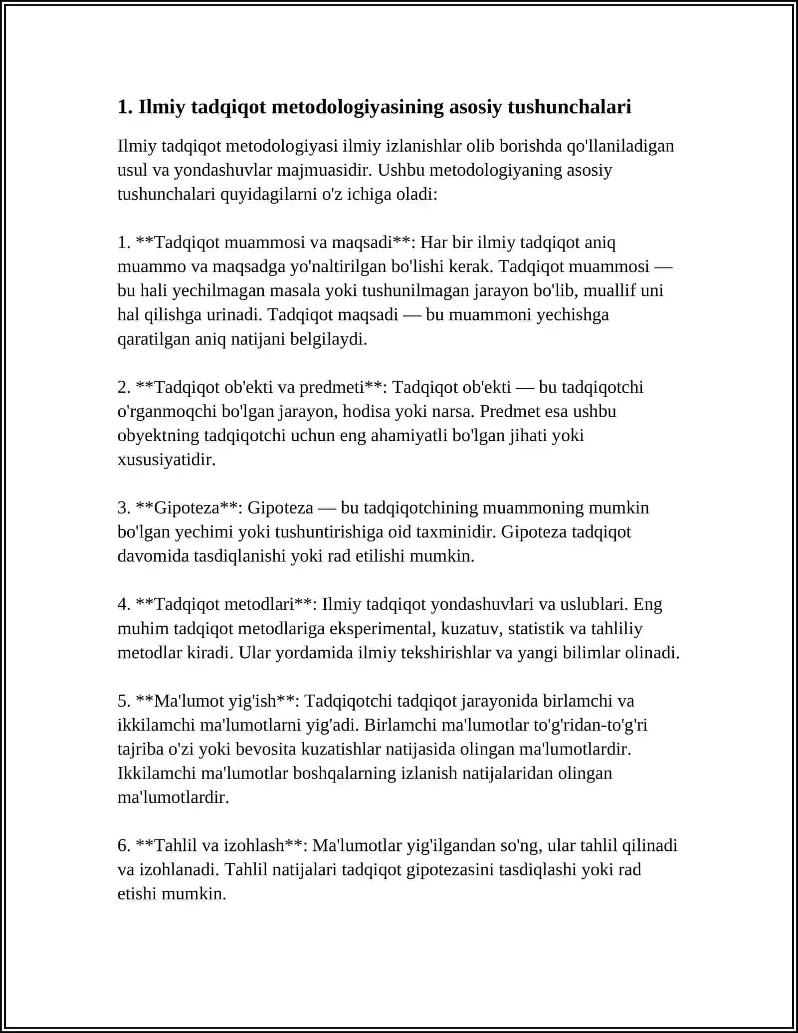 ILMIY TADQIQOT METADOLOGIYASI 3