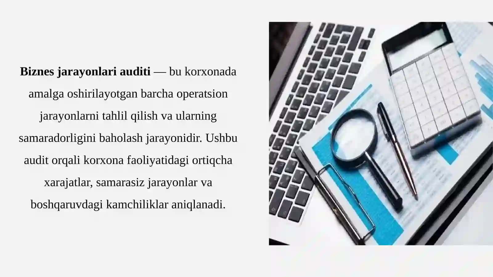 Biznes jarayonlari va risklar auditi 3
