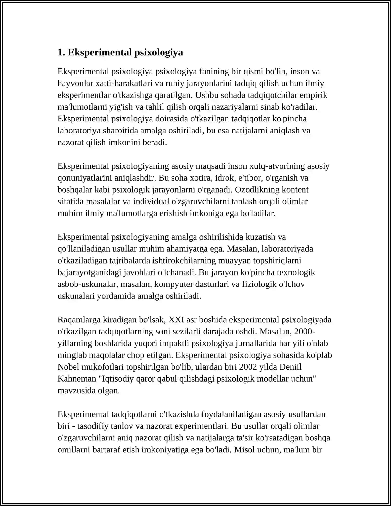 HOZIRGI ZAMON PSIXOLOGIYASINING TADQIQOT METODLARI 3