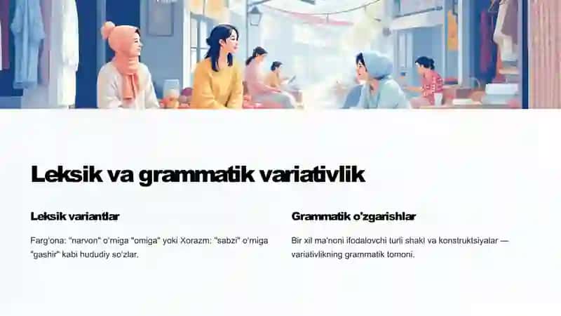 Lisoniy va ijtimoiy variativlik 3