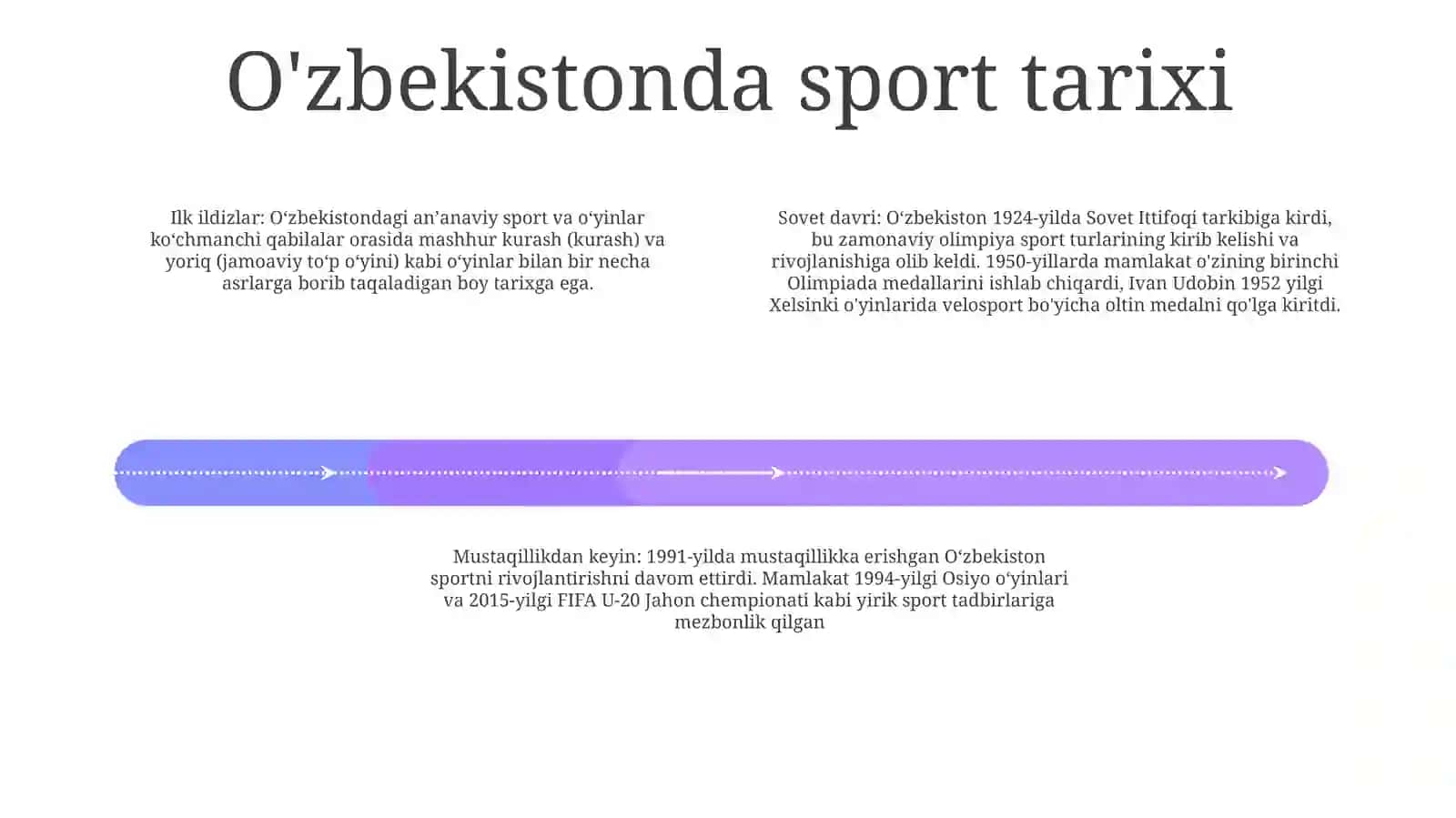 O'zbekiston Respublikasida Sporting Rivojlanishi 3