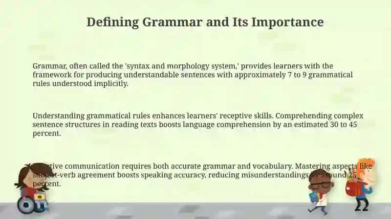 Methods and exercises used in teaching grammar 3