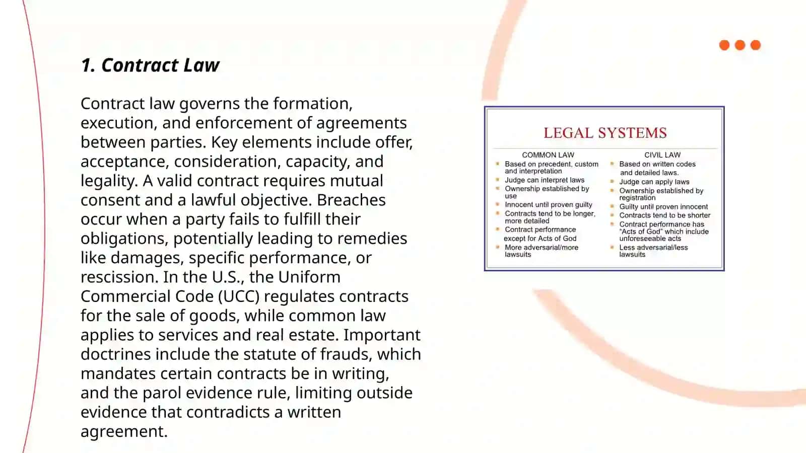 civil law 3