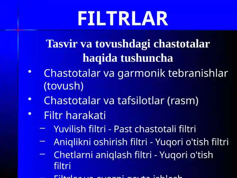 Signallarni filtrlashtirish 3